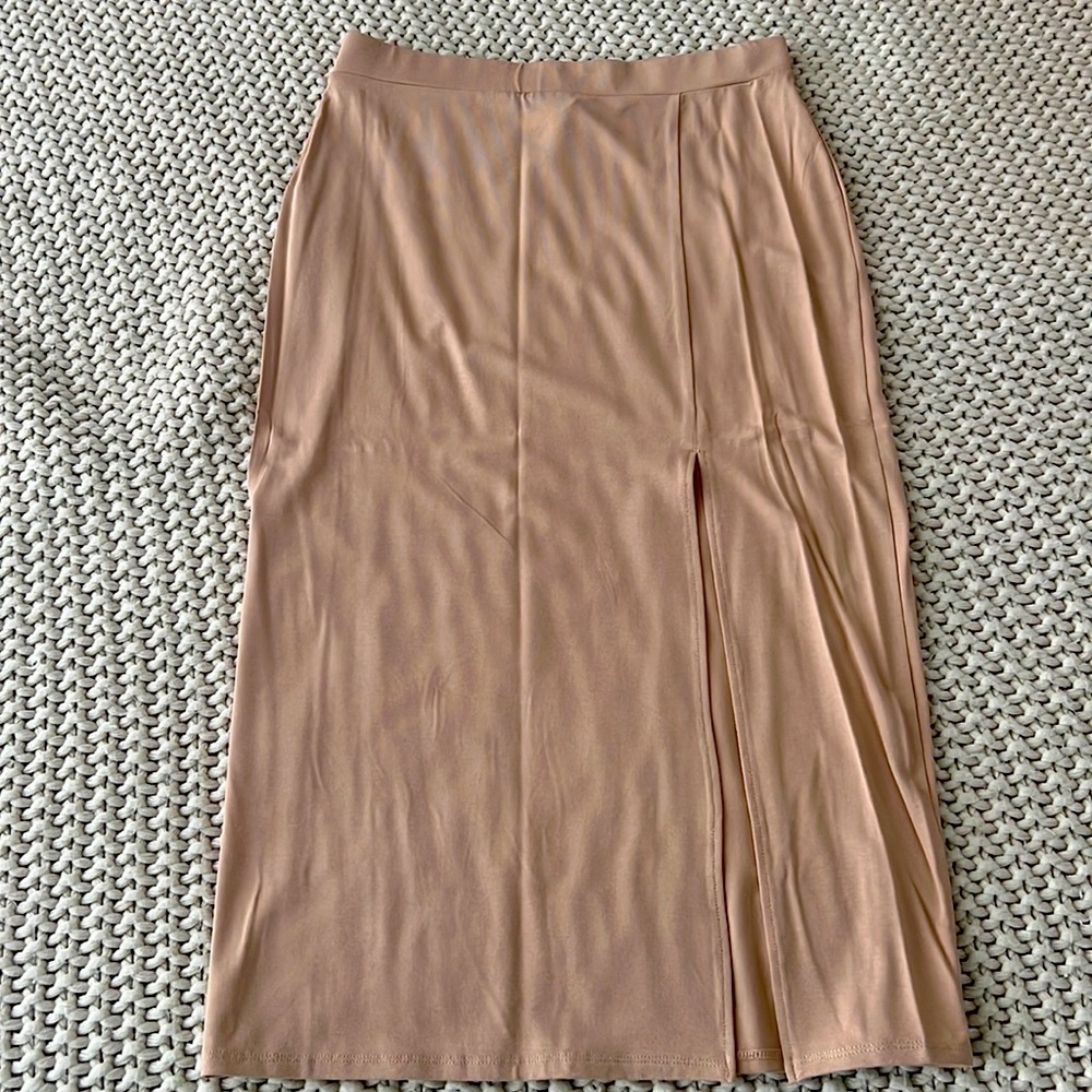 Nude with split on left leg SOLD